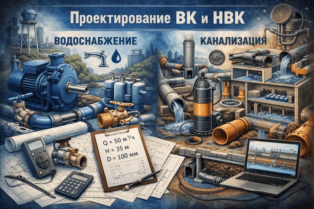 Проектирование ВК и НВк